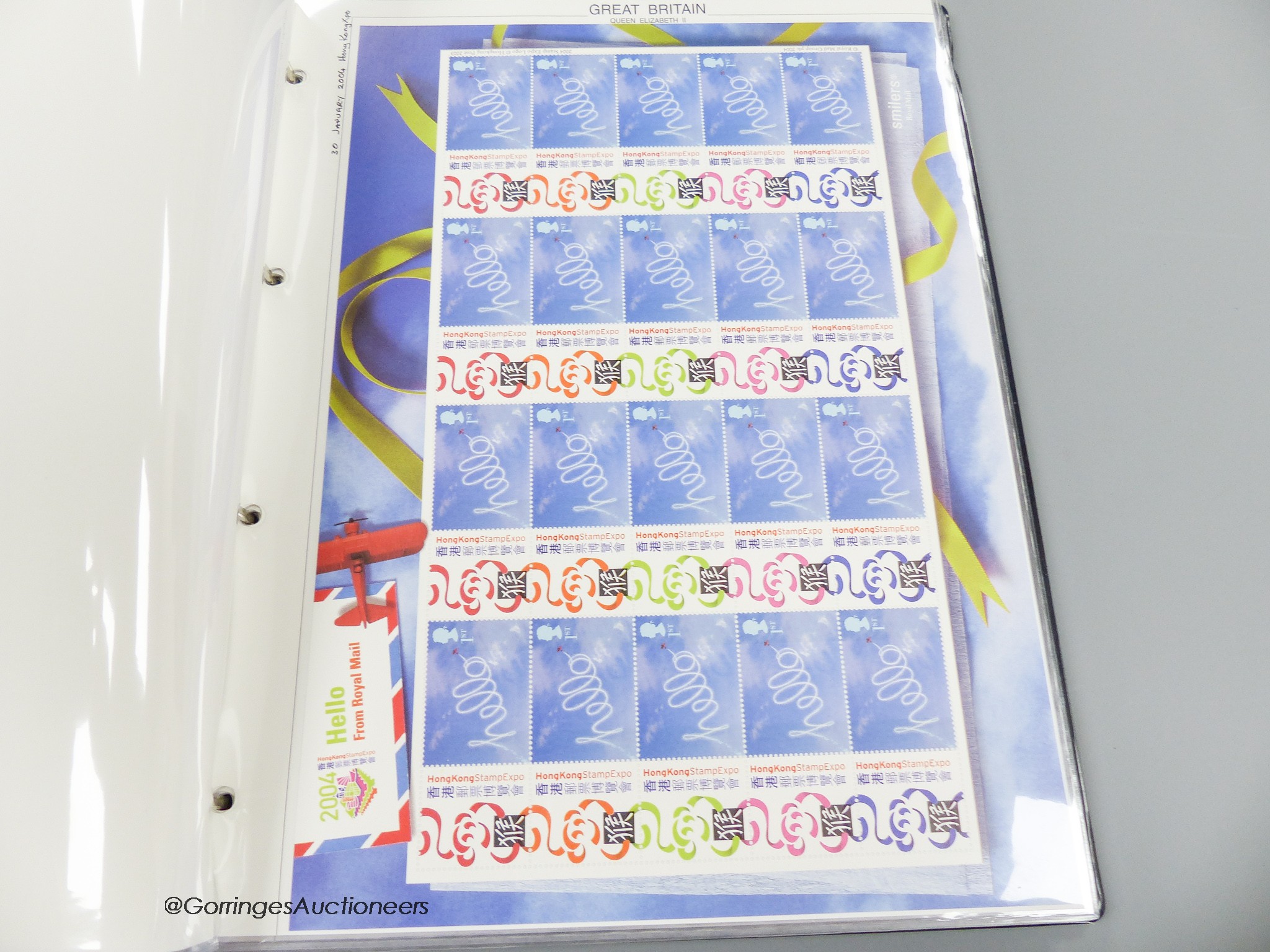Great Britain stamps album, Smiler sheets from 2000–2005, one album